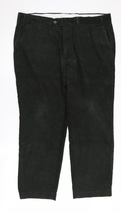 James Pringle Men's Green Corduroy Trousers 42W 31L