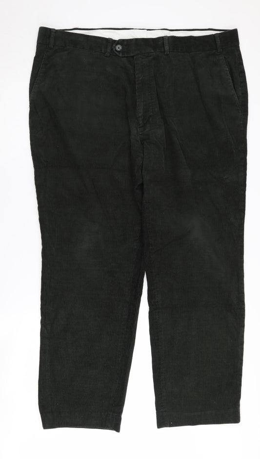 James Pringle Men's Green Corduroy Trousers 42W 31L