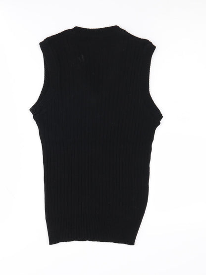 Womens UK Size 12 Wolsey Black Vest Jumper