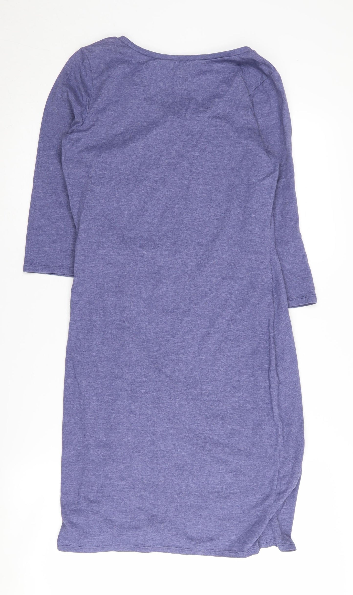 Scarlett Women's Blue Dress, M, V-Neck, 3/4 Sleeve