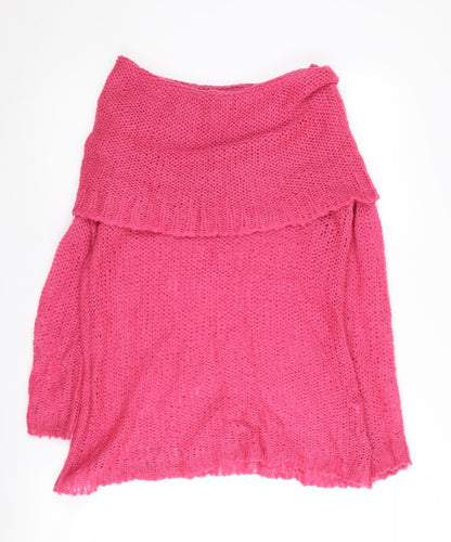Womens UK Size 6 No Data Pink  Jumper