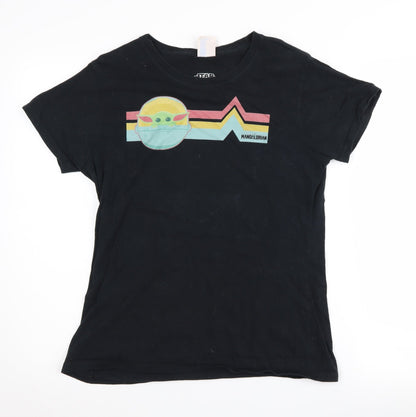 Port & Company Unisex Black Mandalorian T-Shirt M