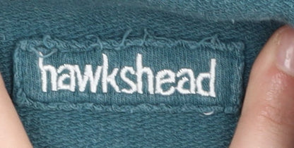 Hawkshead Women's Green V-Neck Long Sleeve Top Size 14