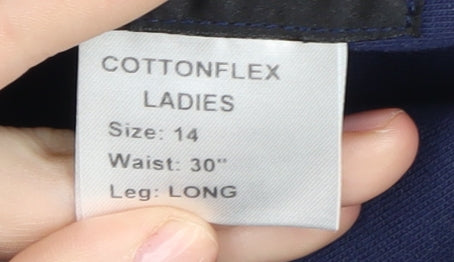 John McDougall Women's Blue Jogger Trousers Size 14
