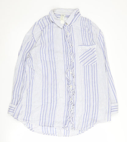 Womens UK Size S River Island Blue  Button-Up