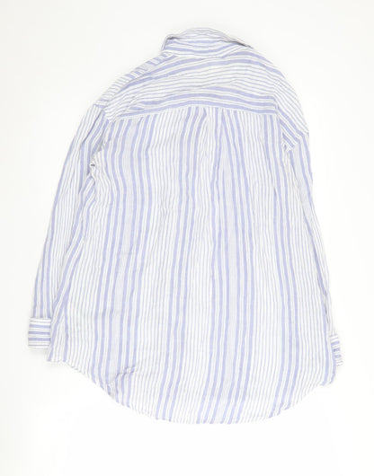 Womens UK Size S River Island Blue  Button-Up