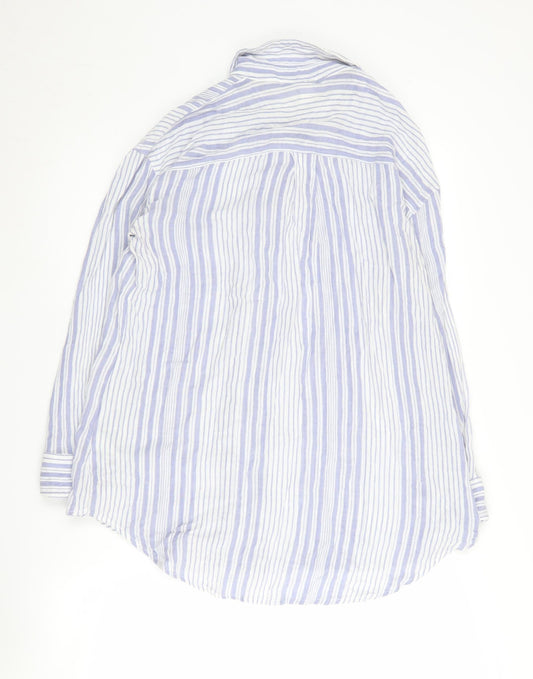 Womens UK Size S River Island Blue  Button-Up