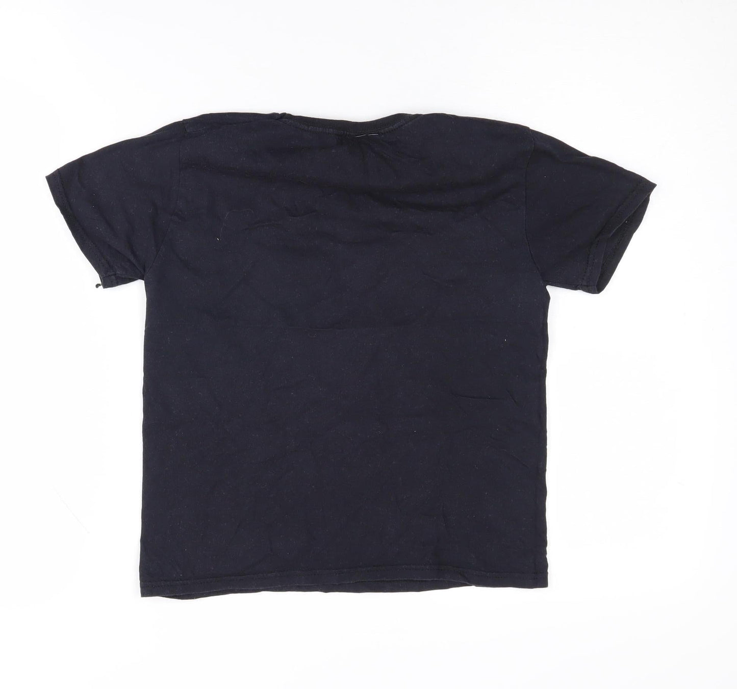 Miss E-Vie Girls Black Graphic T-Shirt 7-8 Years