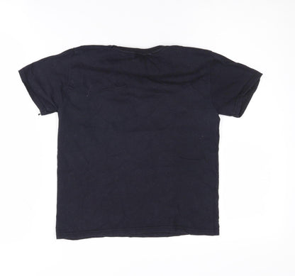 Miss E-Vie Girls Black Graphic T-Shirt 7-8 Years