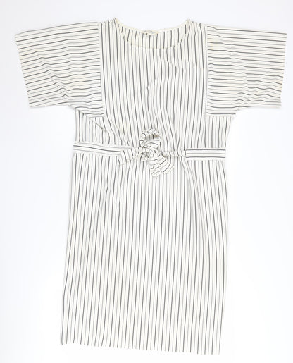 Miss Selfridge Women's Striped Kimono Sleeve Dress