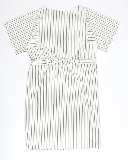 Miss Selfridge Women's Striped Kimono Sleeve Dress
