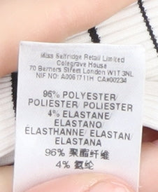 Miss Selfridge Women's Striped Kimono Sleeve Dress