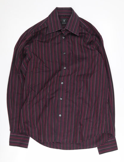 Tom English Men's Multicoloured Striped Shirt M