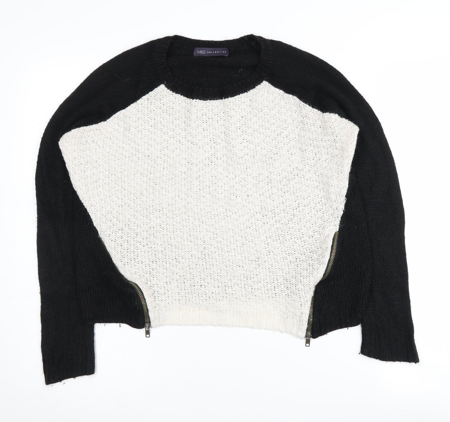 Womens UK Size 10 Marks and Spencer Black Jumper Jumper