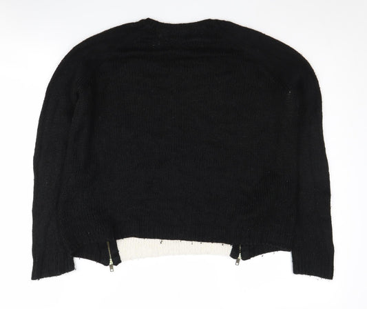 Womens UK Size 10 Marks and Spencer Black Jumper Jumper
