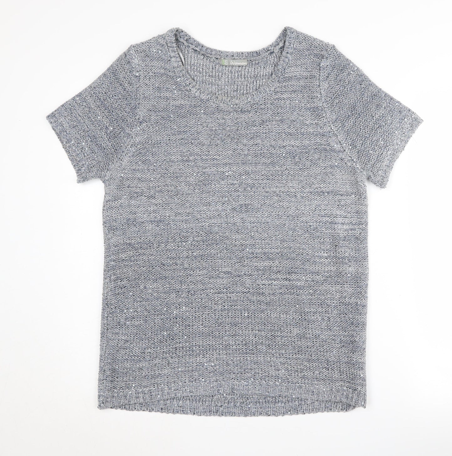 Womens UK Size 16 Marks and Spencer Grey Pullover Jumper