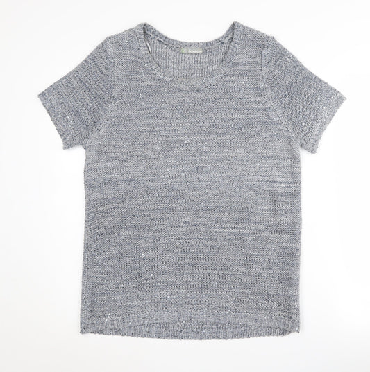 Womens UK Size 16 Marks and Spencer Grey Pullover Jumper