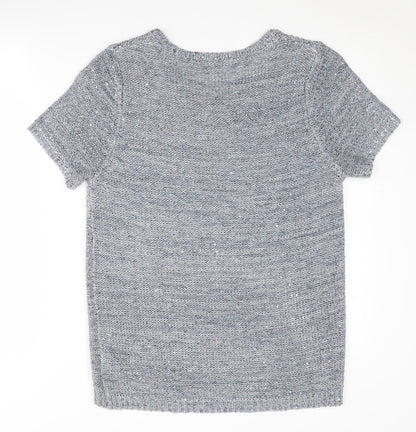 Womens UK Size 16 Marks and Spencer Grey Pullover Jumper