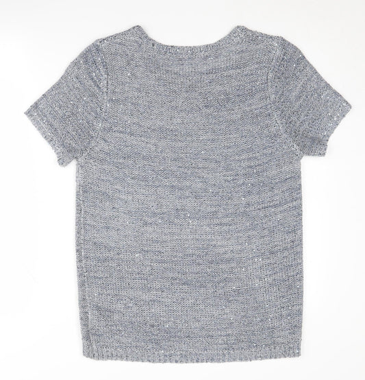 Womens UK Size 16 Marks and Spencer Grey Pullover Jumper