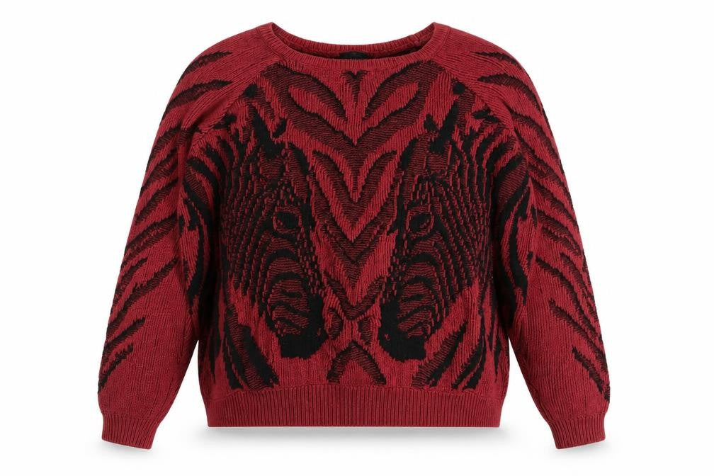 Womens UK Size 10 River Island Red Pullover Jumper