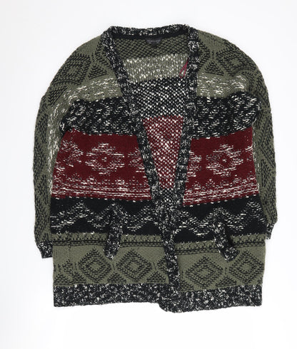 Womens UK Size 8 Topshop Multicoloured Cardigan Jumper