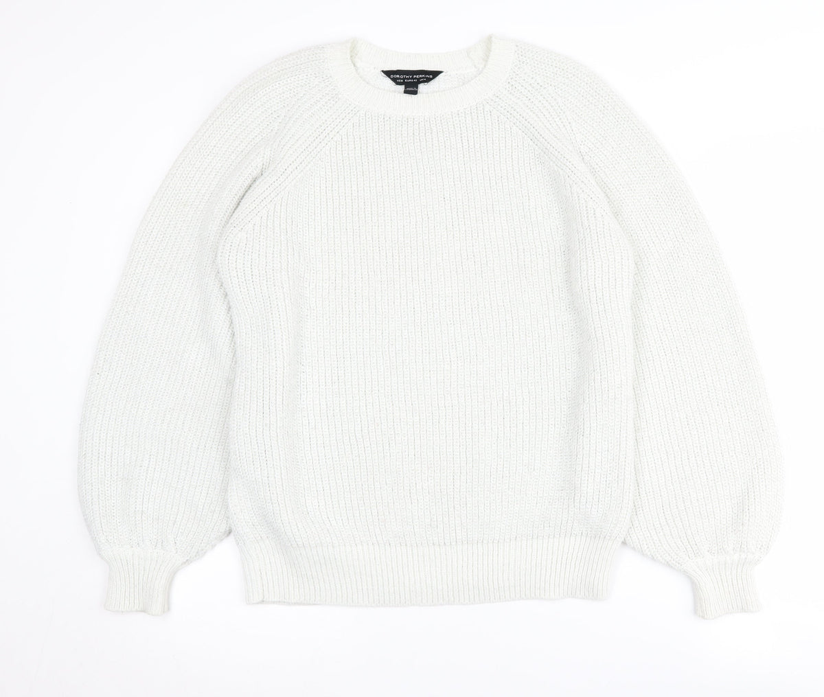 Womens UK Size UK 14 Dorothy Perkins White Pullover Jumper