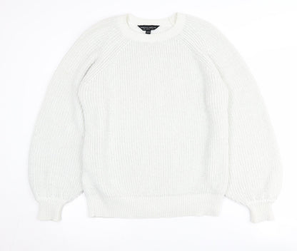 Womens UK Size UK 14 Dorothy Perkins White Pullover Jumper