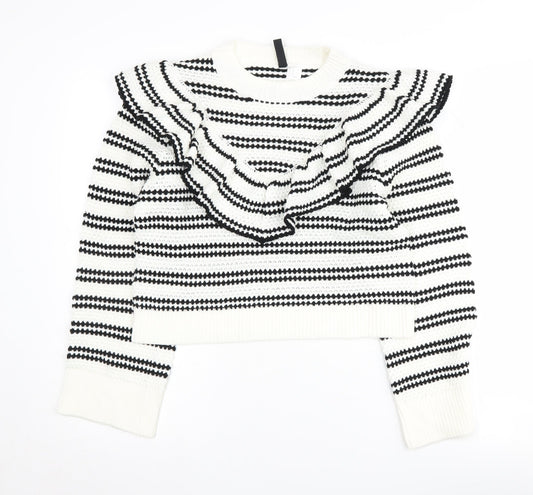 Womens UK Size XS H&M Multicoloured Pullover Jumper