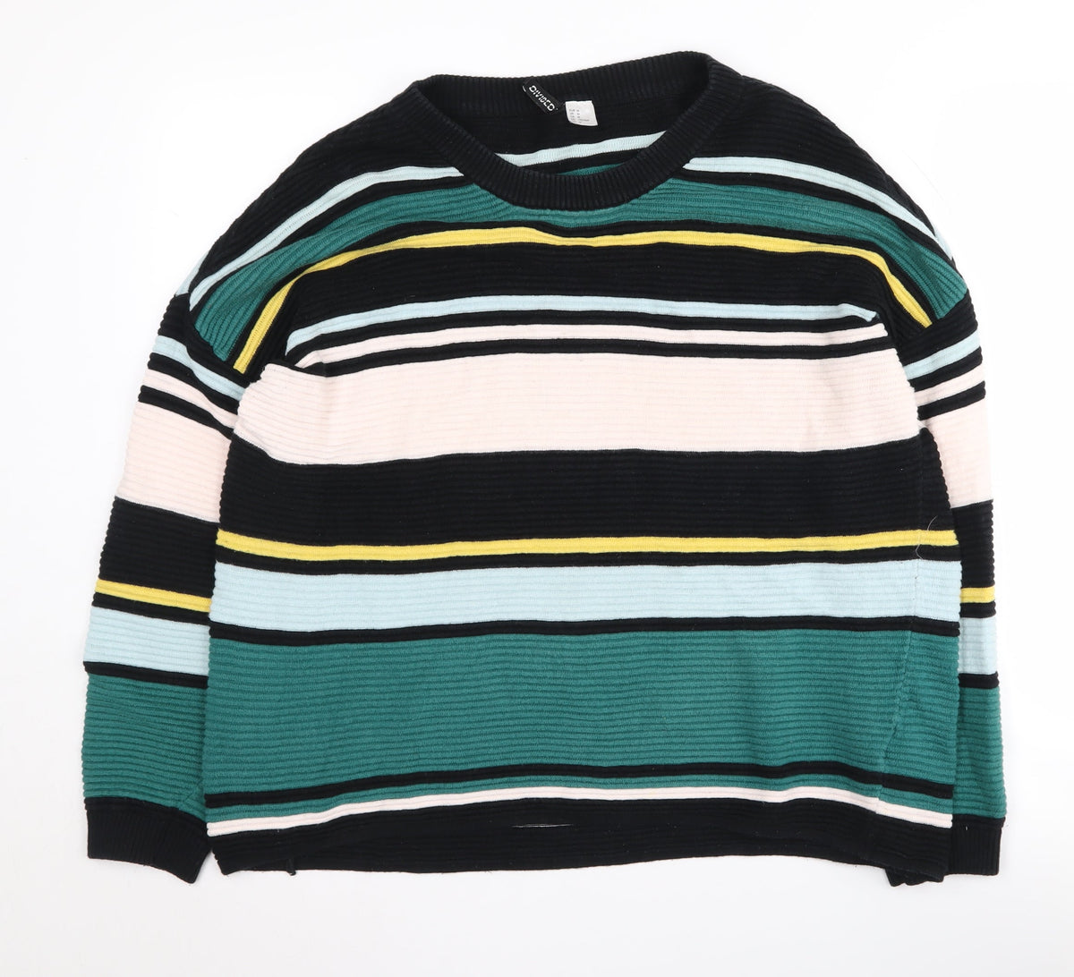 Womens UK Size M H&M Multicoloured Pullover Jumper