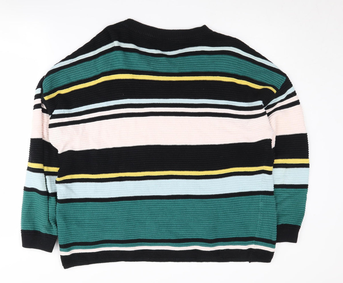 Womens UK Size M H&M Multicoloured Pullover Jumper