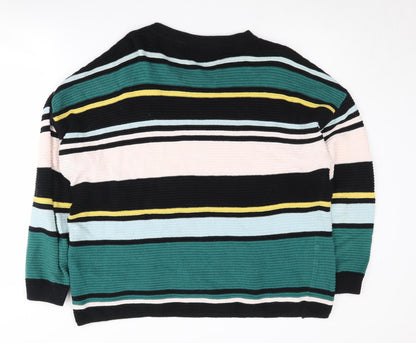 Womens UK Size M H&M Multicoloured Pullover Jumper