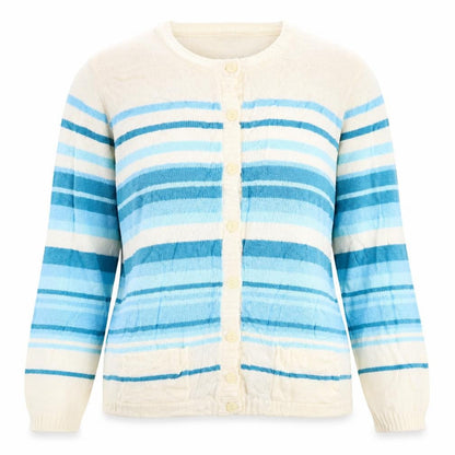 Womens UK Size M Damart Multicoloured Cardigan Jumper