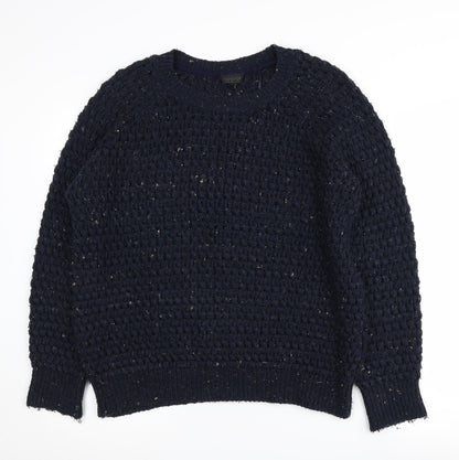 Womens UK Size 10 Topshop Blue Pullover Jumper
