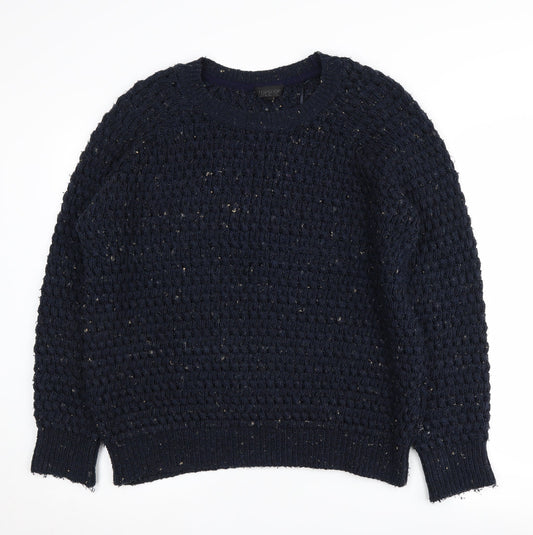 Womens UK Size 10 Topshop Blue Pullover Jumper