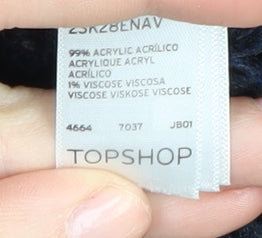 Womens UK Size 10 Topshop Blue Pullover Jumper