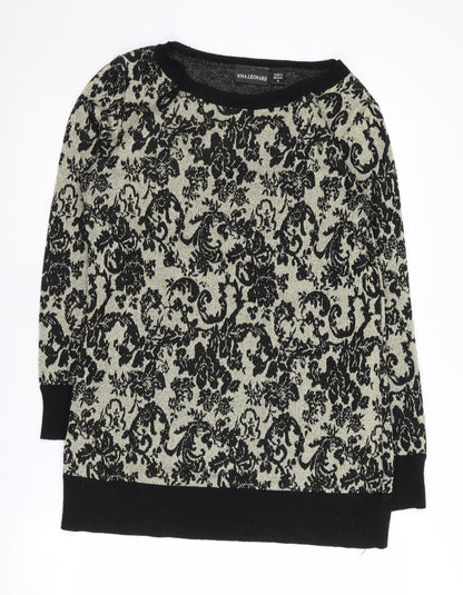 Womens UK Size M Nina Leonard Black Pullover Jumper