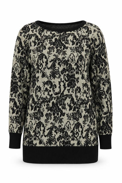 Womens UK Size M Nina Leonard Black Pullover Jumper