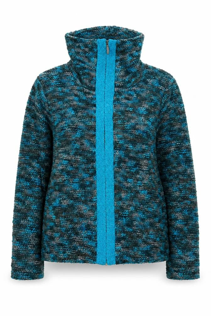 Marks and Spencer Women's Multicoloured Full Zip Jumper, Size L