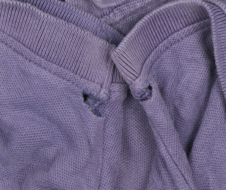 Banana Republic Men's Purple Cotton Polo Shirt L