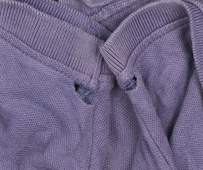 Banana Republic Men's Purple Cotton Polo Shirt L