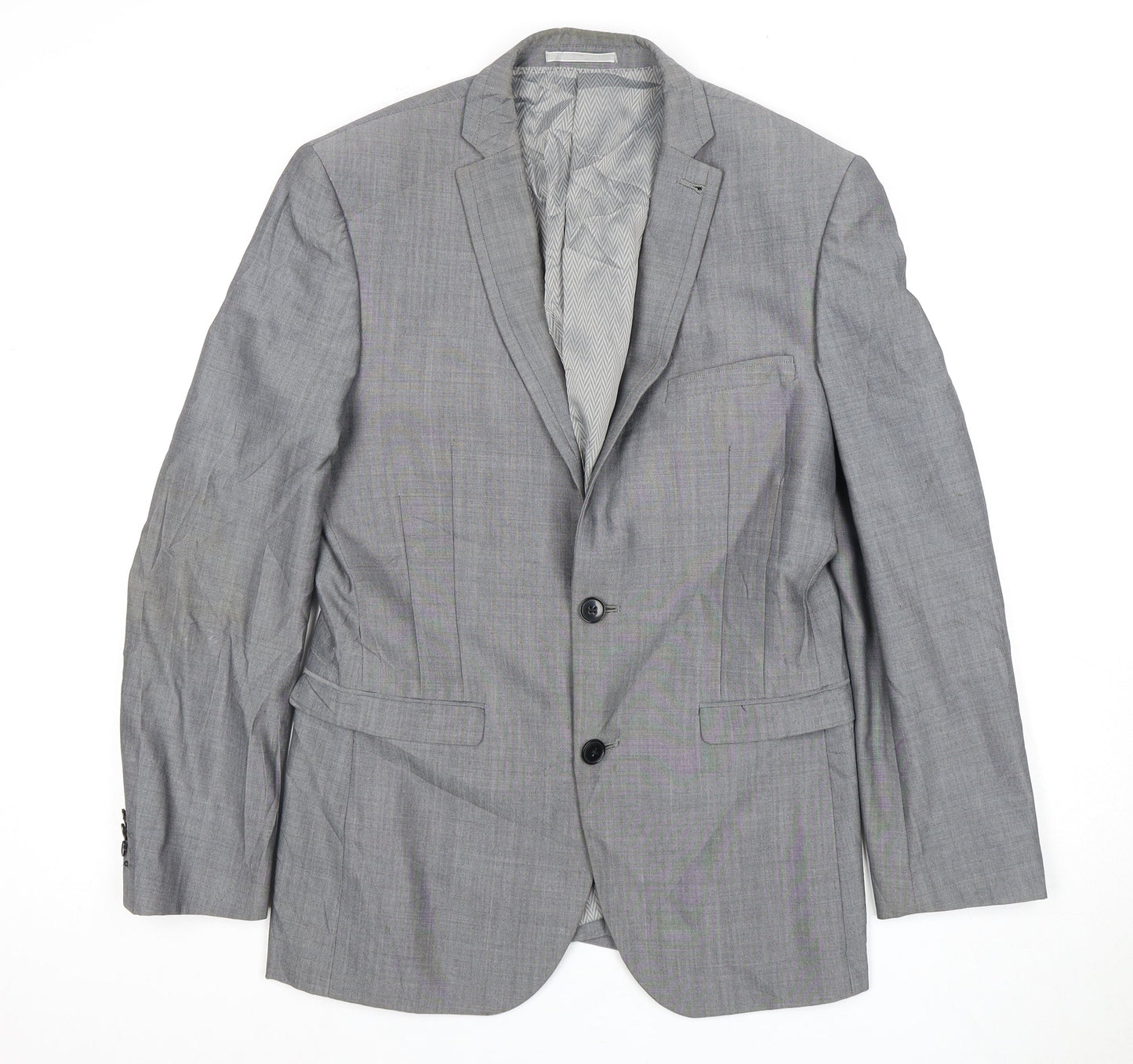 Mens UK Size 36 NEXT Regular Grey Suit Jacket