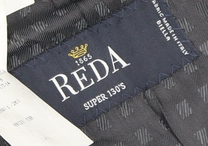 Reda Men's Blue Wool Blazer, 41, Formal Jacket