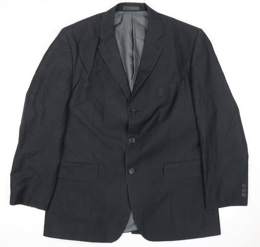 Mens UK Size 42 Jack Reid Regular Grey Suit Jacket