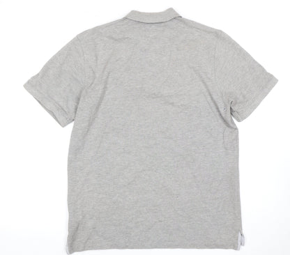 Nike Men's Grey Polo Shirt M with Logo Accents