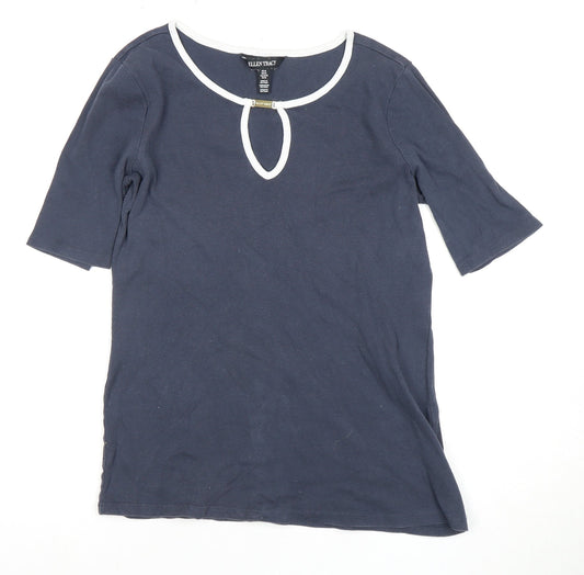 Womens UK Size 12 Ellen Tracy Blue  T-Shirt