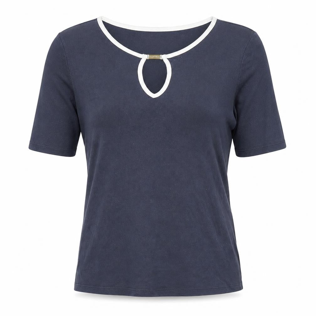 Womens UK Size 12 Ellen Tracy Blue  T-Shirt