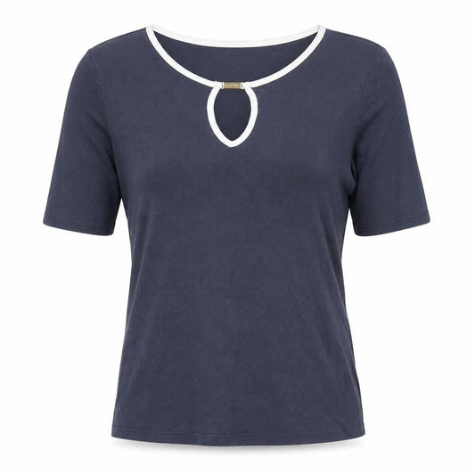 Womens UK Size 12 Ellen Tracy Blue  T-Shirt
