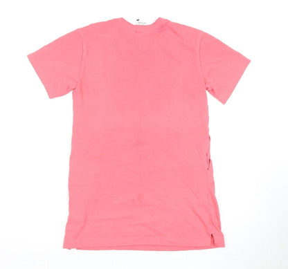 Nike Girls Pink T-Shirt Dress - Lightweight & Casual