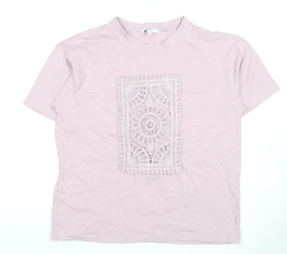Womens UK Size 12 NEXT Pink  T-Shirt