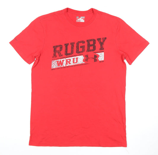 Under Armour Red Men's Sports T-Shirt Size S